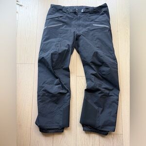 Arc'teryx Black Shell Ski/Snowboard Men's Pants